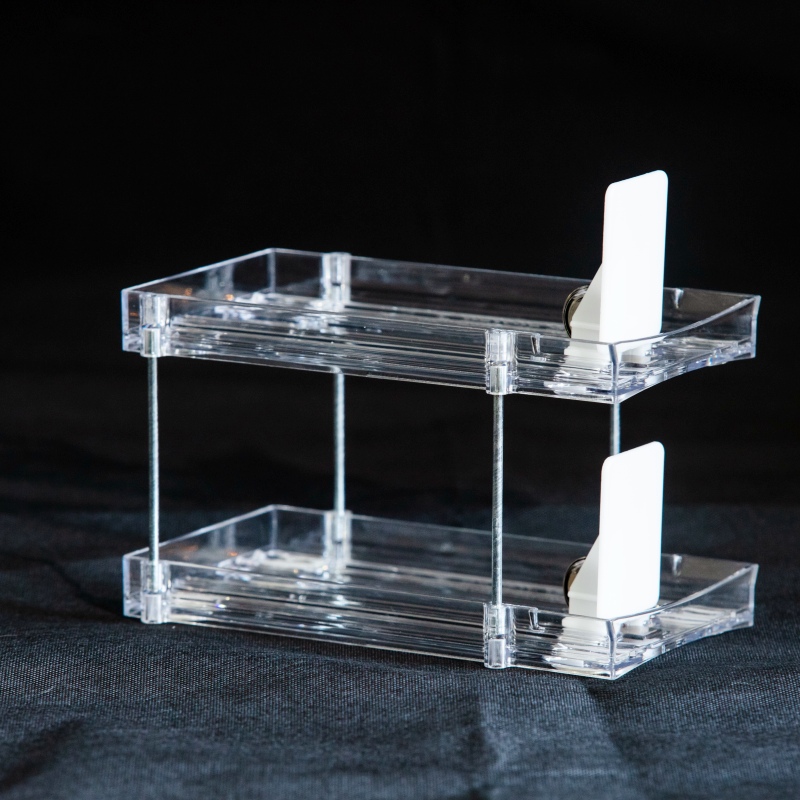 Plastic 2 tier pusher tray